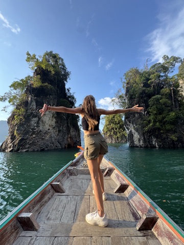 Isole e long-tail boat